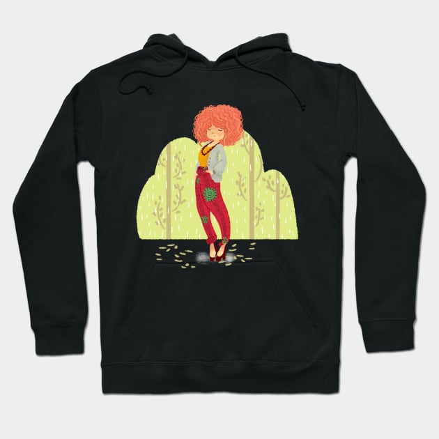 the brave Hoodie by Fatemeh.art